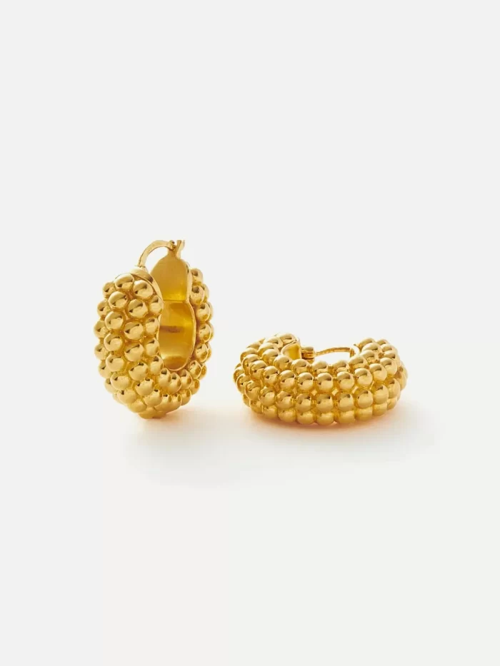 Baya Hoop Earrings—Gold Plated